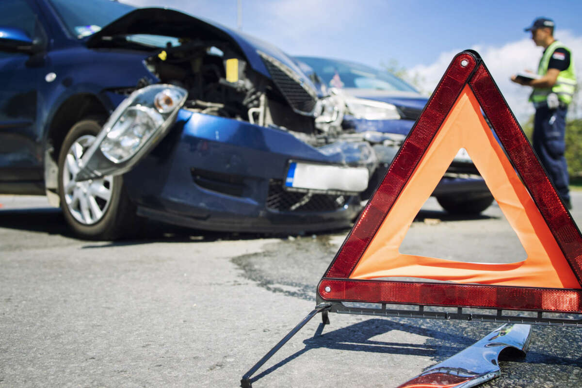 Un accidente de tráfico, que la DGT quiere reducir.