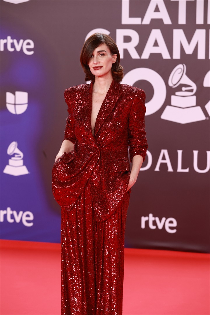 La actriz Paz Vega en la gala de entrega de los Latin Grammy. Foto: Rocío Ruz / Europa Press