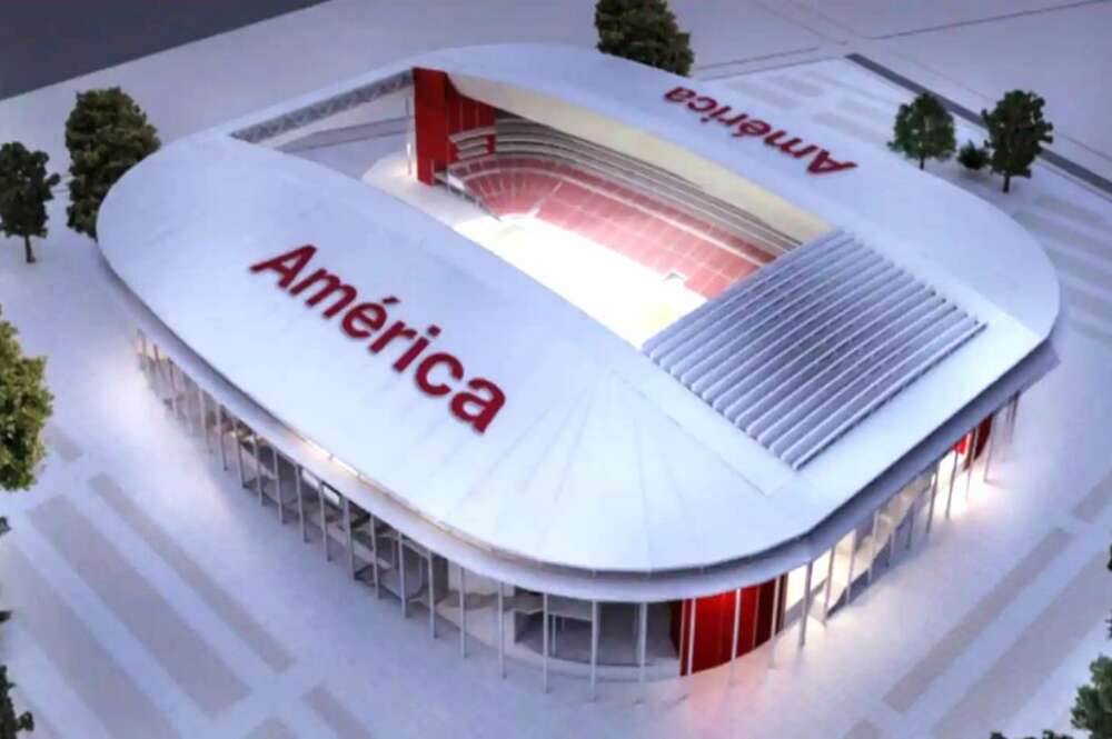 Estadio del América de Cali que está construyendo la empresa | Foto de Urbas