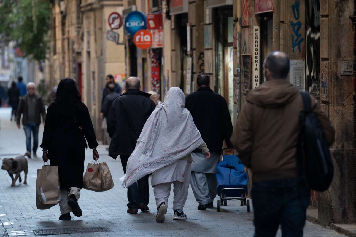 Migración en Barcelona.