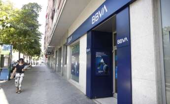 Oficina del BBVA en Madrid. Foto: Eduardo Parra / Europa Press