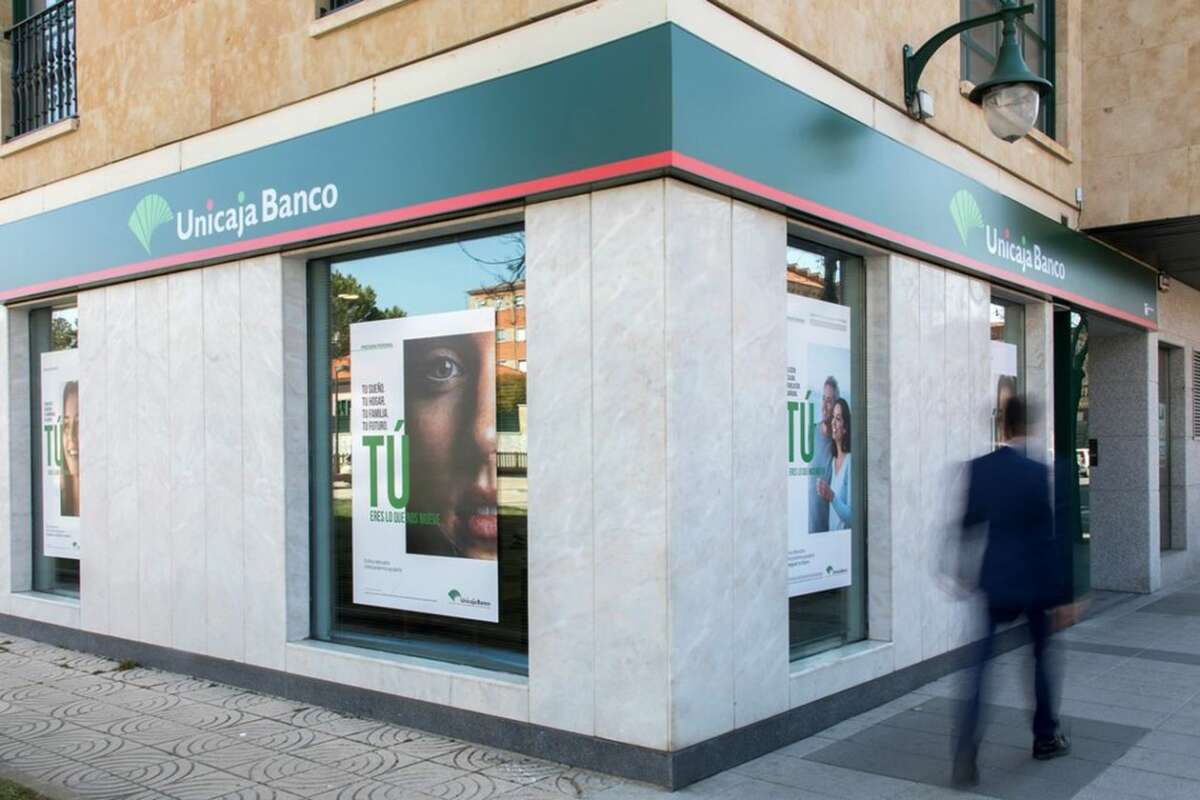 Una oficina de Unicaja Banco. Foto: Unicaja Banco.