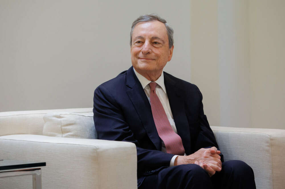 El expresidente del Banco Central Europeo, Mario Draghi. Foto: Alejandro Martínez Vélez / Europa Press