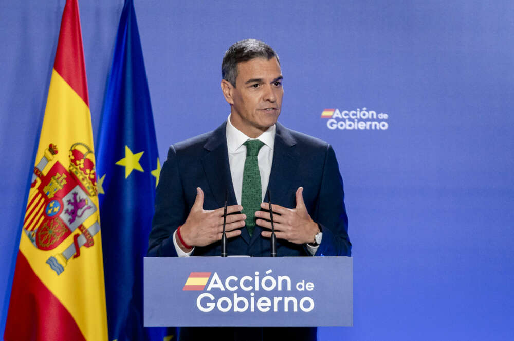 El presidente del Gobierno, Pedro Sánchez. Foto: Europa Press.