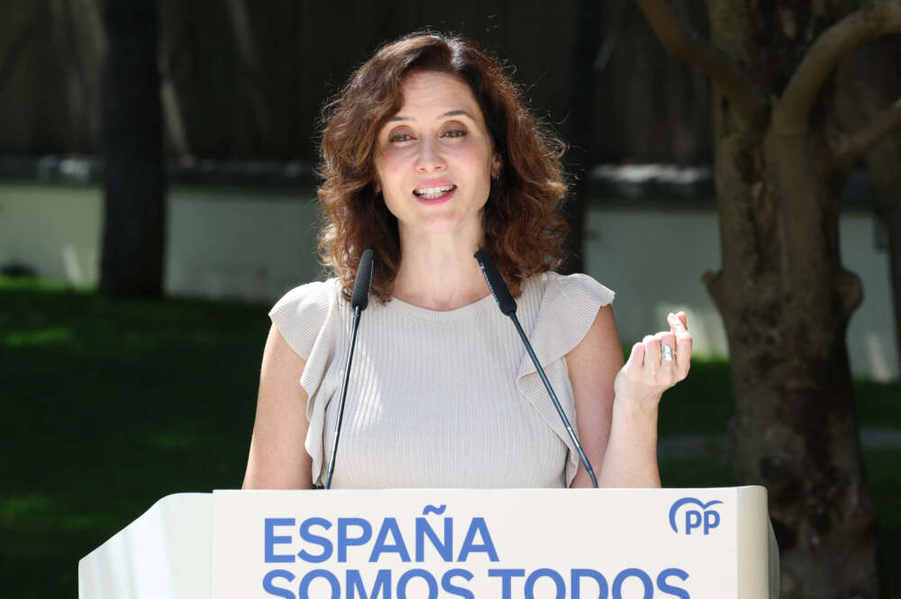 La presidenta de la Comunidad de Madrid, Isabel Díaz Ayuso. Foto: Marta Fernández / Europa Press.