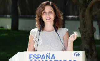 La presidenta de la Comunidad de Madrid, Isabel Díaz Ayuso. Foto: Marta Fernández / Europa Press.