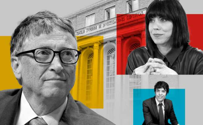 Bill Gates, Diana Morant y Lucas Sigman, CEO y accionista de Terafront