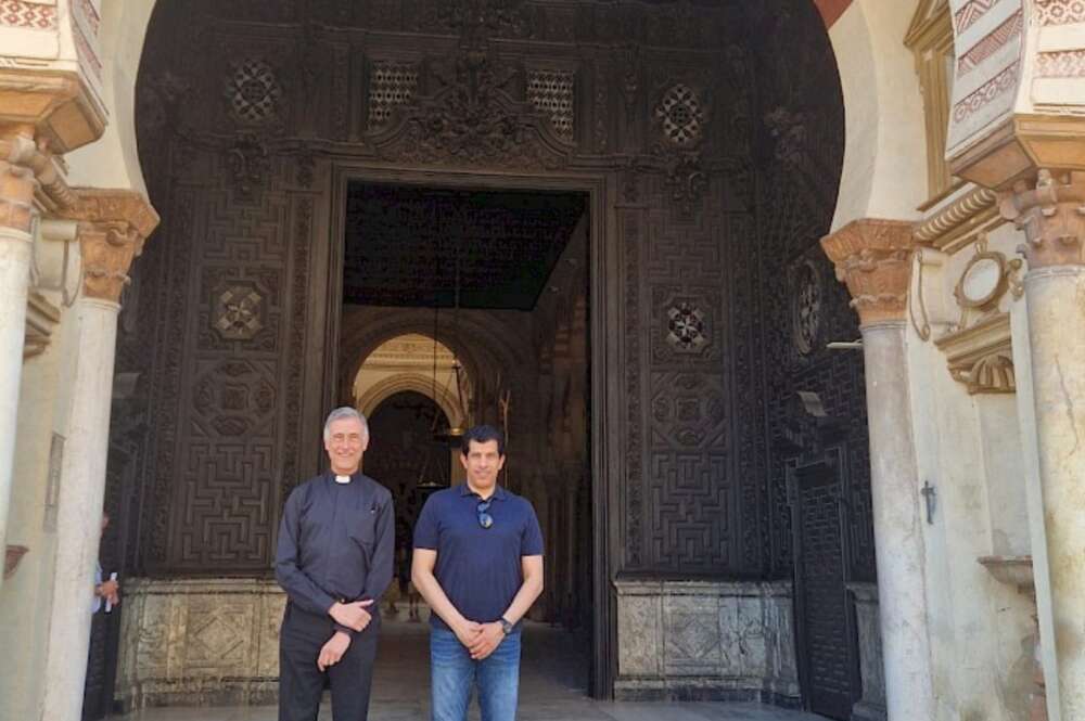 El embajador de Qatar en España, el pasado 6 de septiembre en la Mezquita Catedral de Córdoba. CABILDO CATEDRAL DE CÓRDOBA.