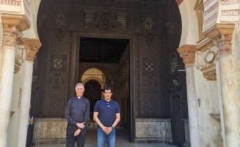 El embajador de Qatar en España, el pasado 6 de septiembre en la Mezquita Catedral de Córdoba. CABILDO CATEDRAL DE CÓRDOBA.