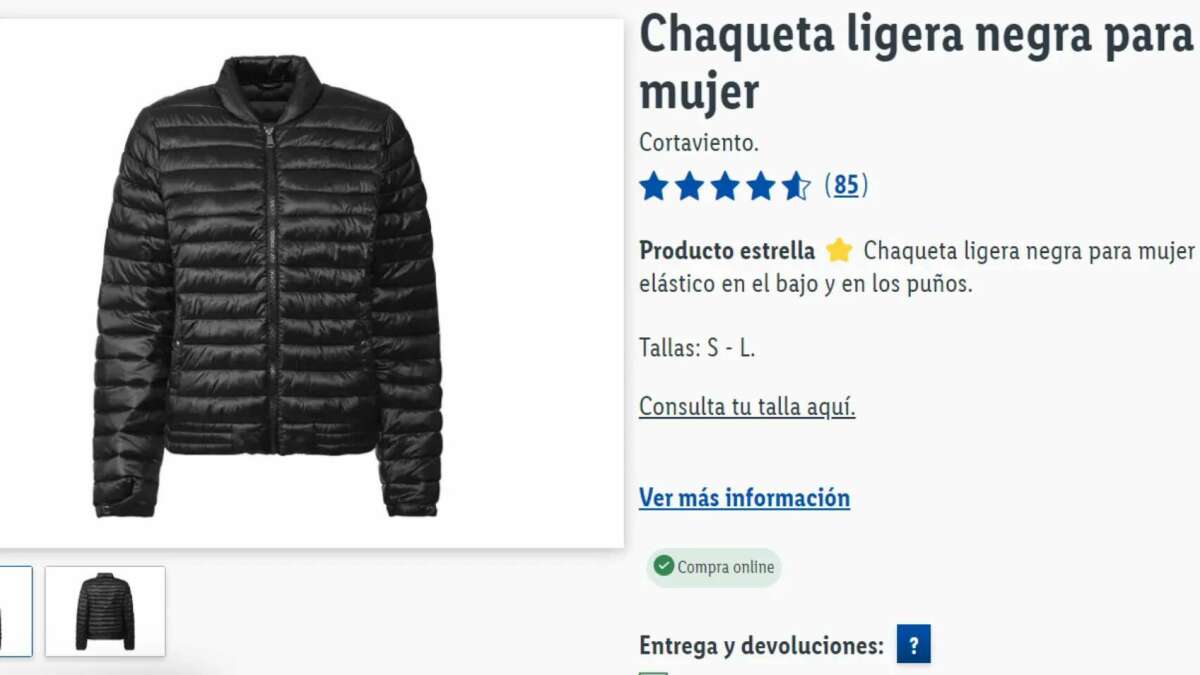 Chaqueta de entretiempo de Lidl