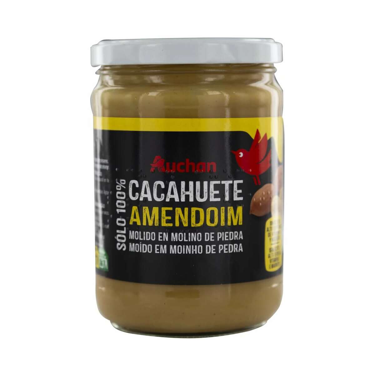 La crema de cacahuete de Auchan, disponible en Alcampo.