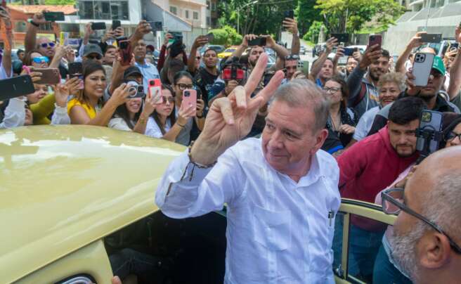 El principal rival de Nicolás Maduro, Edmundo Gonzalez. Foto: Europa Press