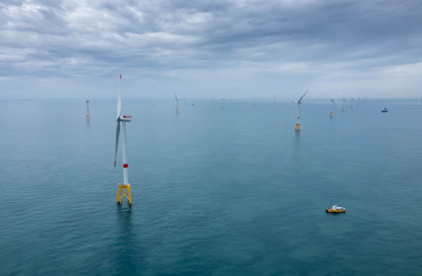 Parque eólico marino de Saint-Brieuc. Foto: Iberdrola