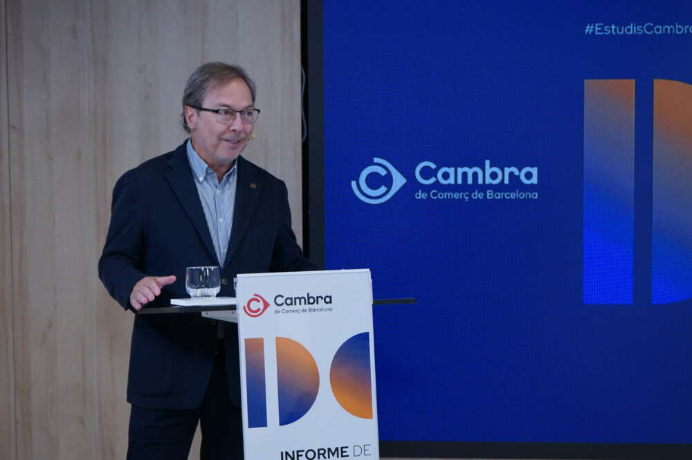 El presidente de la Cambra de Barcelona, Josep Santacreu. Foto: Cambra de Barcelona.