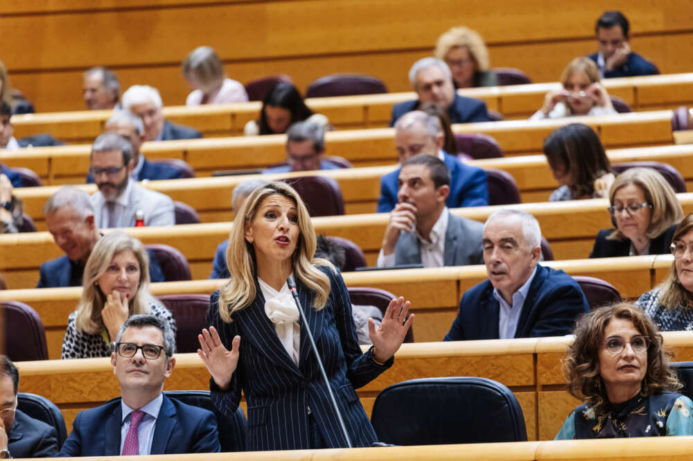 La vicepresidenta y ministra de Trabajo y Economía Social, Yolanda Díaz.