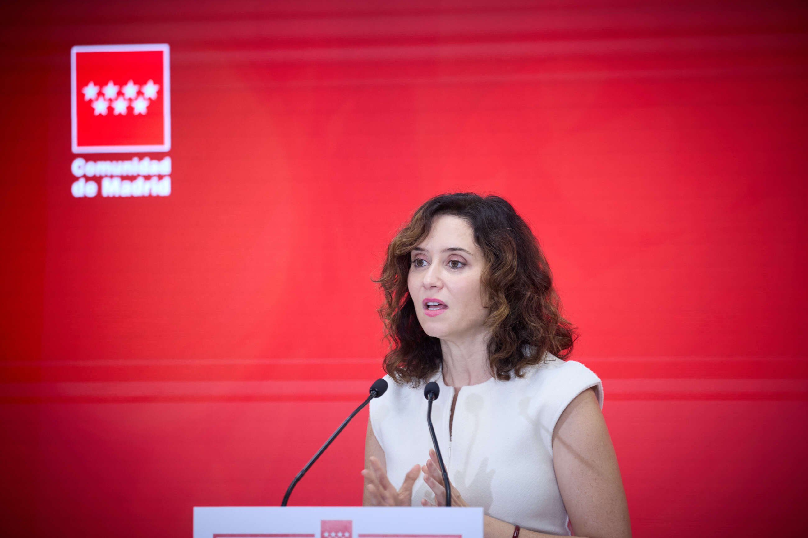 La presidenta de la comunidad de Madrid, Isabel Díaz Ayuso. Foto: Jesús Hellín / Europa Press