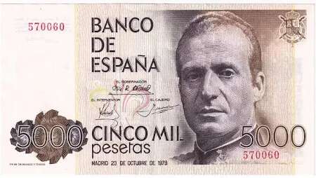 billete de 5.000 pesetas 