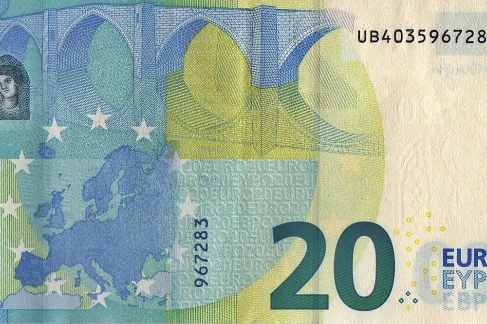 billete de veinte euros