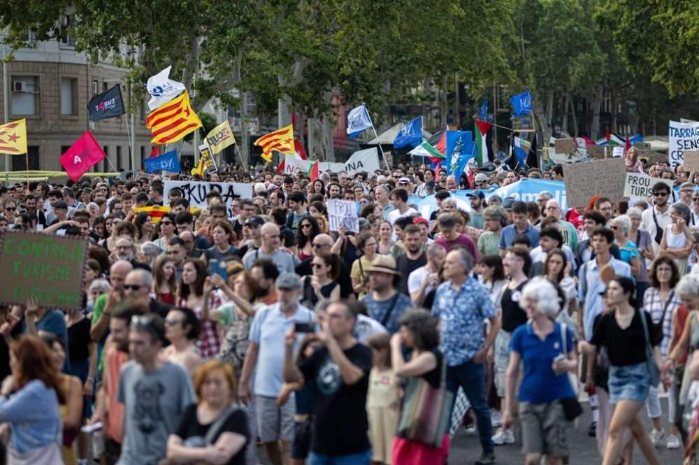 Manifestación contra el turismo