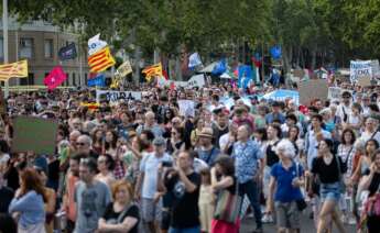 Manifestación contra el turismo