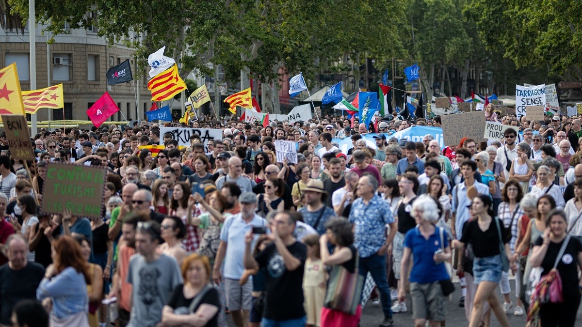 Manifestación contra el turismo