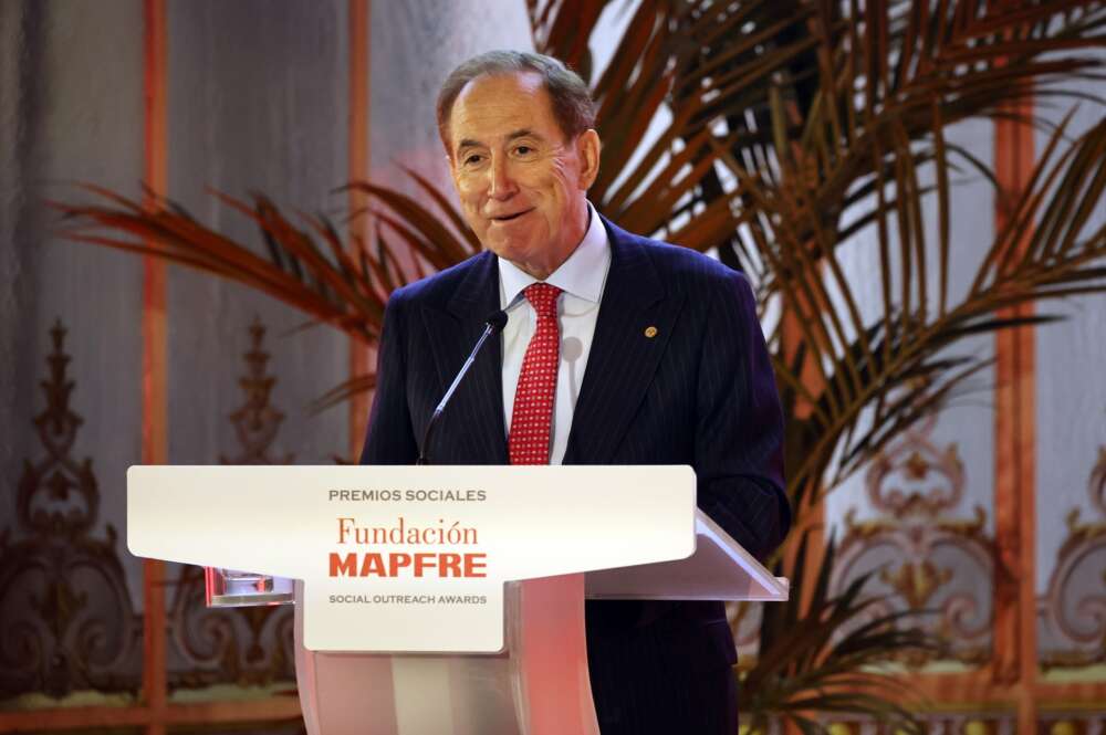 (Foto de ARCHIVO) El presidente de Mapfre, Antonio Huertas, durante la entrega de los Premios Sociales de la Fundación Mapfre 2024, a 08 de octubre de 2024, en Madrid (España). Antonio Gutiérrez / Europa Press PREMIOS;FUNDACIÓN;REALEZA;MAPFRE 08/10/2024