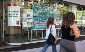 Una oficina del Servicio Público de Empleo Estatal, en Madrid. Foto: Marta Fernández / Europa Press