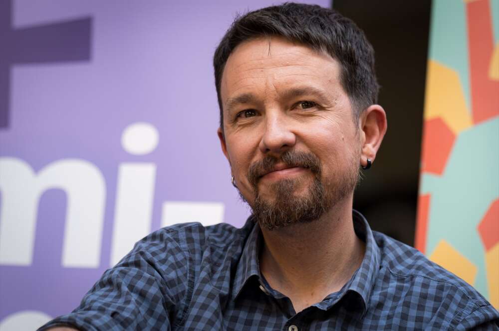 (Foto de ARCHIVO) El exlíder de Podemos Pablo Iglesias participa en un acto de campaña, a 3 de junio de 2024, en Madrid (España). Este encuentro se enmarca dentro de los mítines de campaña electoral de cara a los comicios europeos que se celebrarán el próximo 9 de junio. Diego Radamés / Europa Press 03/6/2024