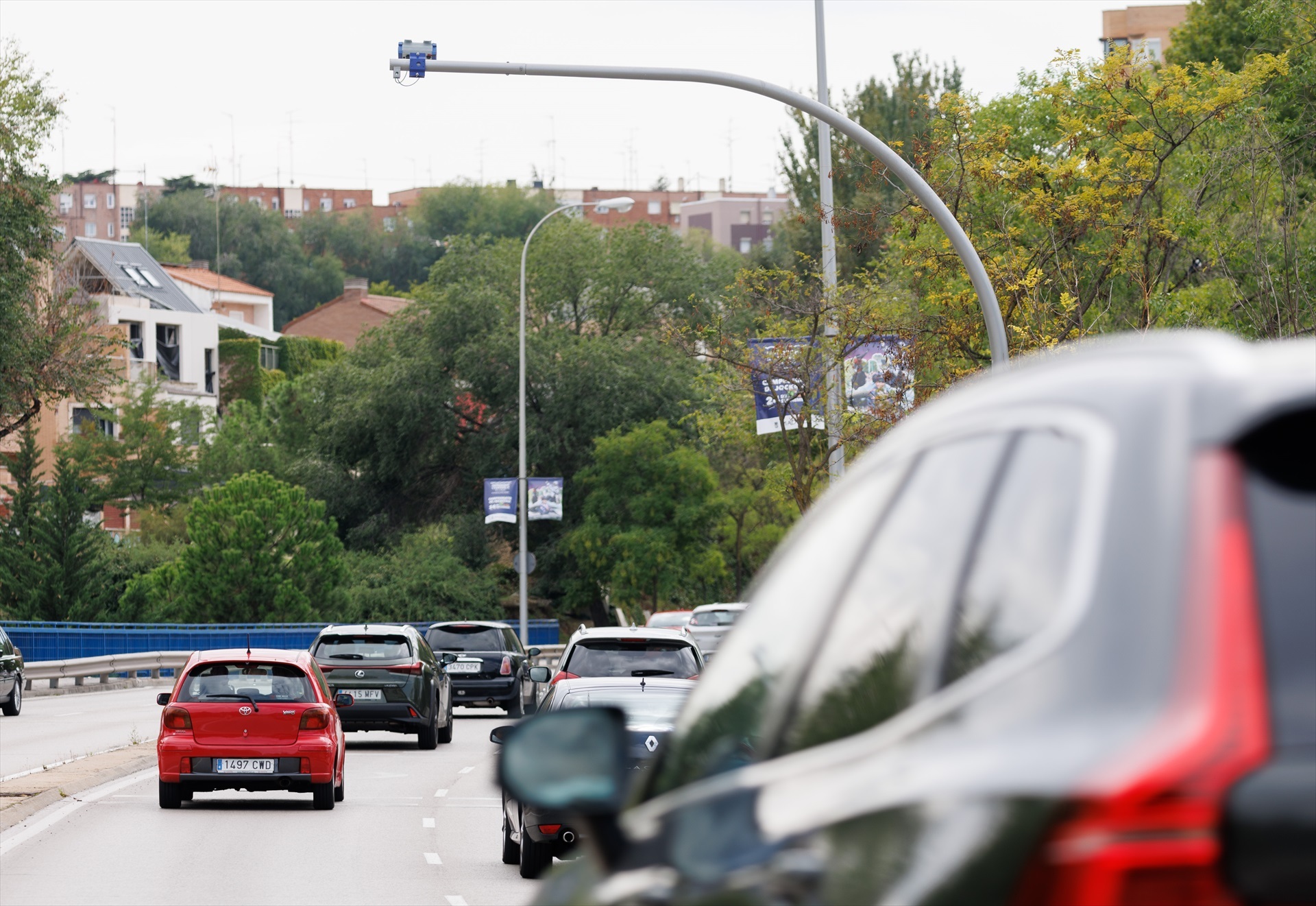 Los dos radares que más multas emiten en España están ubicados en una carretera de Cádiz. Foto: Eduardo Parra / Europa Press