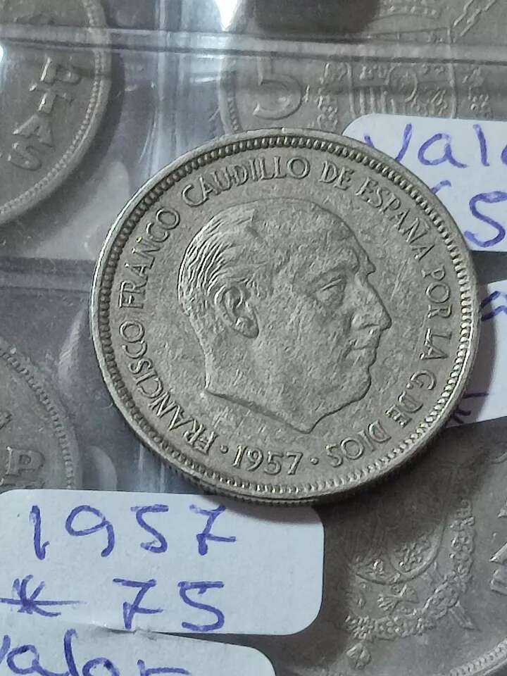 moneda española cinco pesetas 