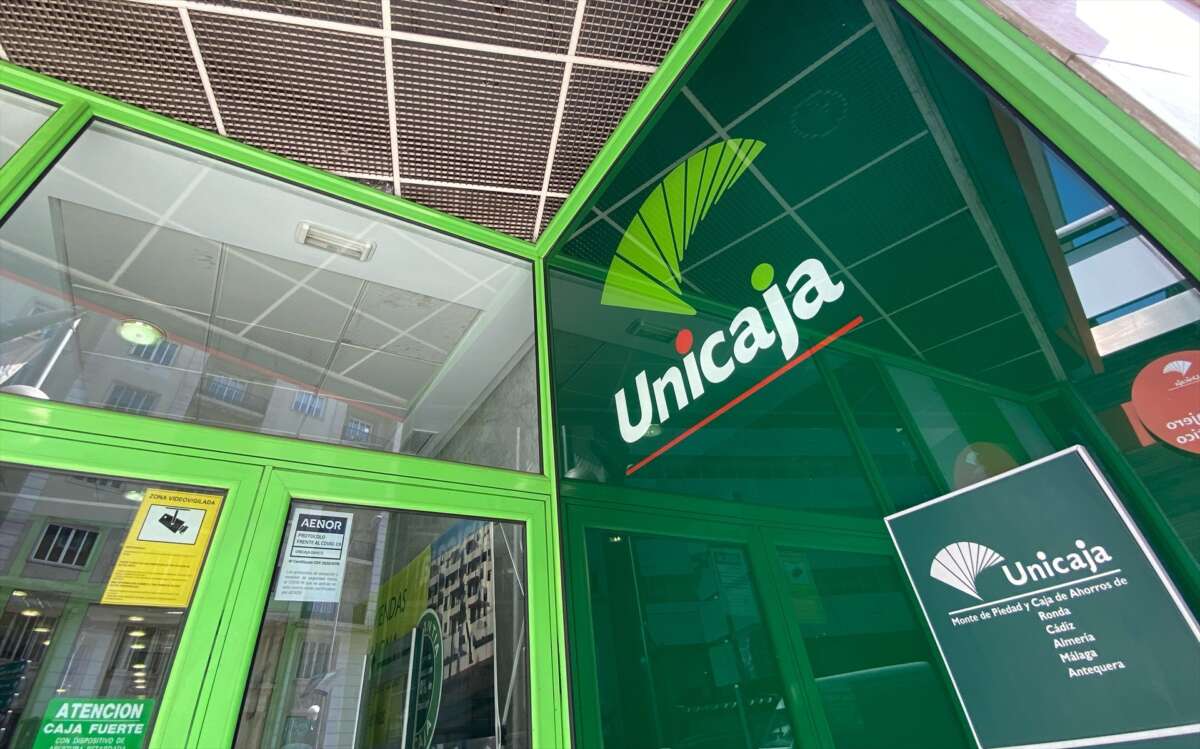 Una oficina de Unicaja Banco. Foto: Europa Press.