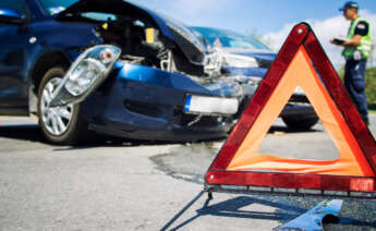 Un accidente de coche.