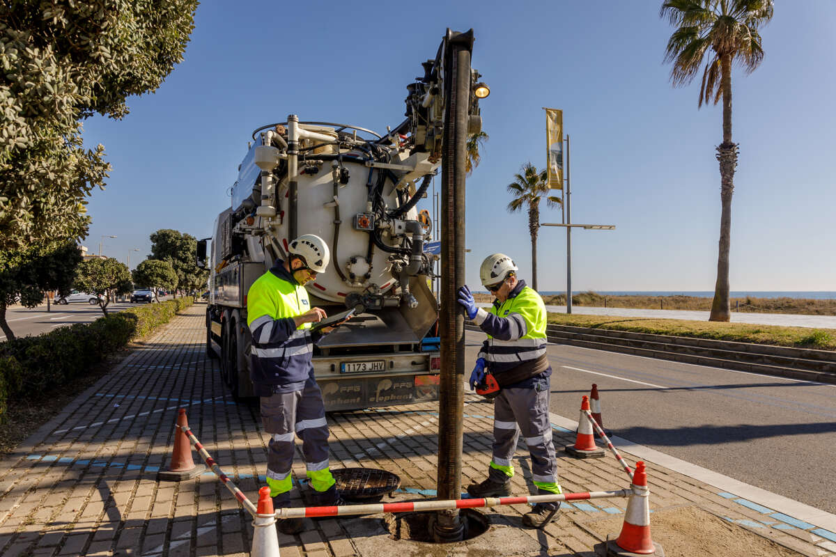  La compañía cuenta con sistemas de gestión avanzada para el mantenimiento del alcantarillado municipal. Foto: Aigües de Barcelona