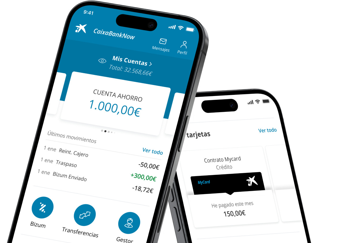 La app CaixaBankNow permite gestionar cuentas, tarjetas y pagos de forma sencilla y segura desde cualquier lugar. Foto: Caixabank