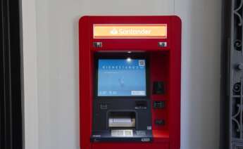 Un cajero de Banco Santander. Foto: Banco Santander.