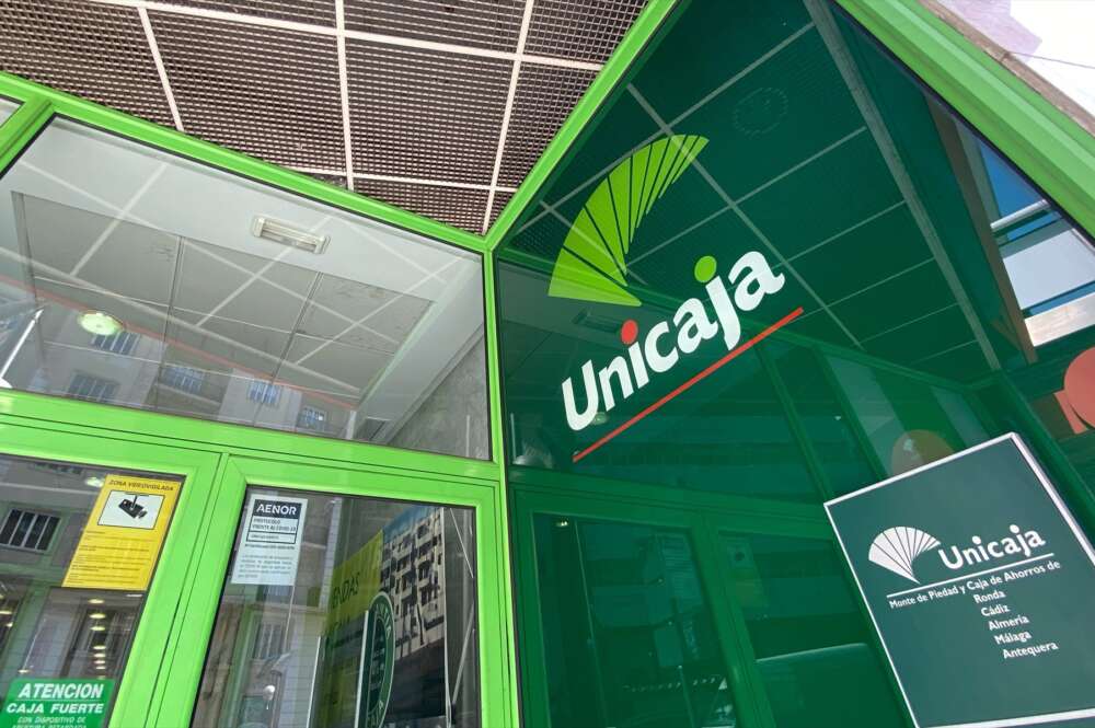 Oficina de Unicaja en Madrid.