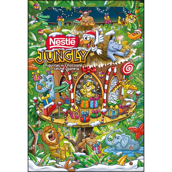 El calendario de adviento de Nestlé Jungly, disponible en El Corte Inglés.