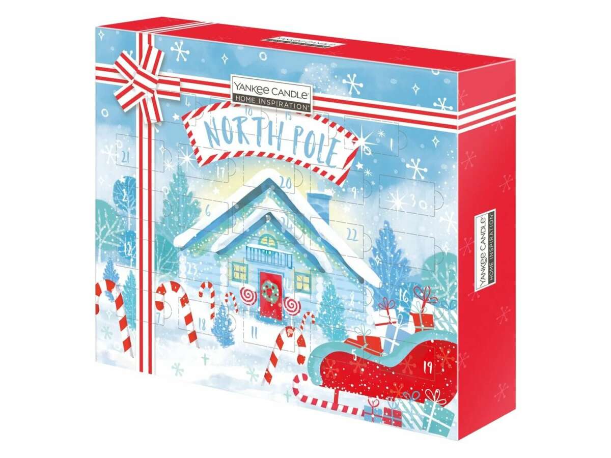 El calendario de adviento Yankee Candle, disponible en Lidl.