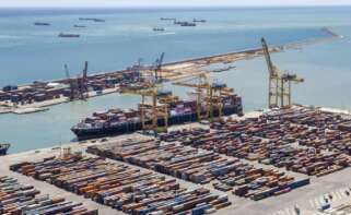 Contenedores en el Puerto de Barcelona. Foto: Port de Barcelona