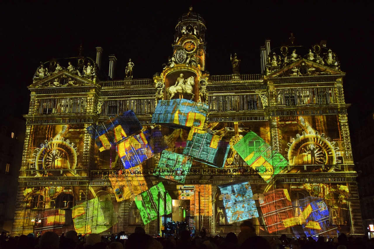 Festival de Luces de Lyon.