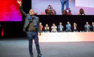 El secretario general de UGT, Pepe Álvarez, en la clausura del Congreso Confederal de UGT. Foto: Lorena Sopêna / Europa Press