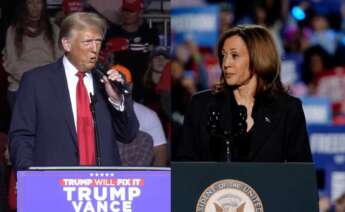 Donald Trump y Kamala Harris. Foto: Europa Press