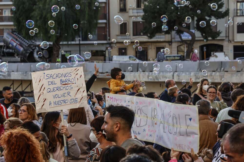 Unicef exige una recuperación equitativa que priorice la infancia en el contexto de un mundo cada vez más vulnerable a los desastres climáticos. Foto: Rober Solsona / Europa Press