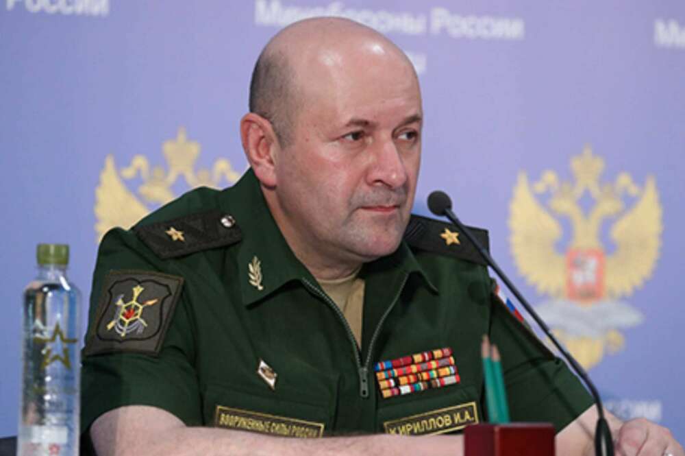 El teniente general Igor Kirillov. Foto: Ministerio de Defensa de Rusia.