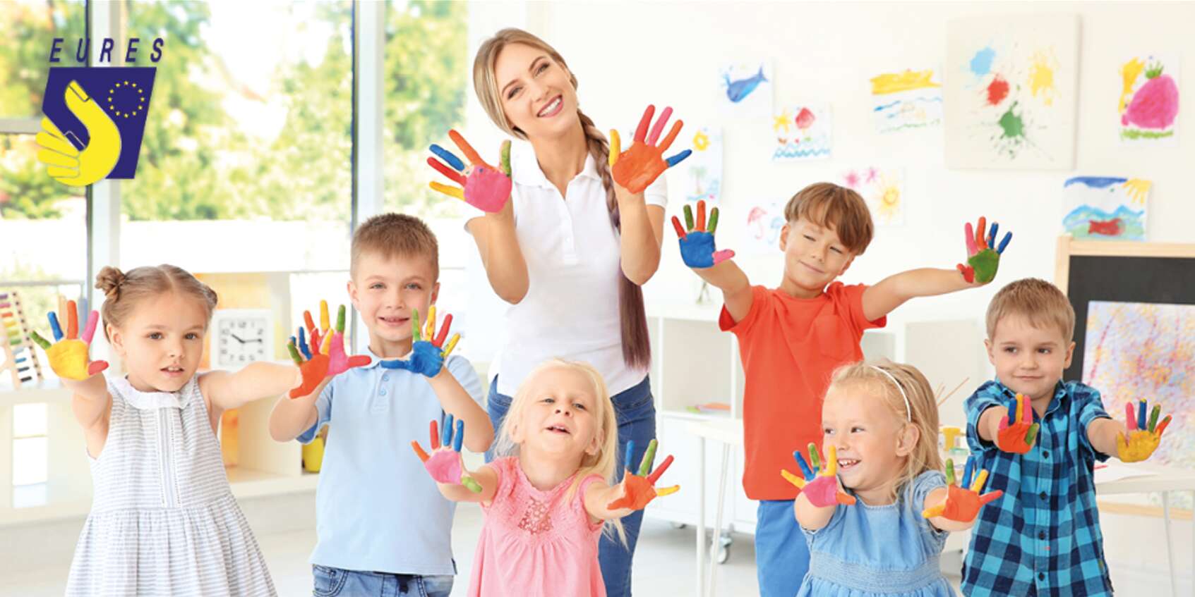 Niños en una escuela de Finlandia.