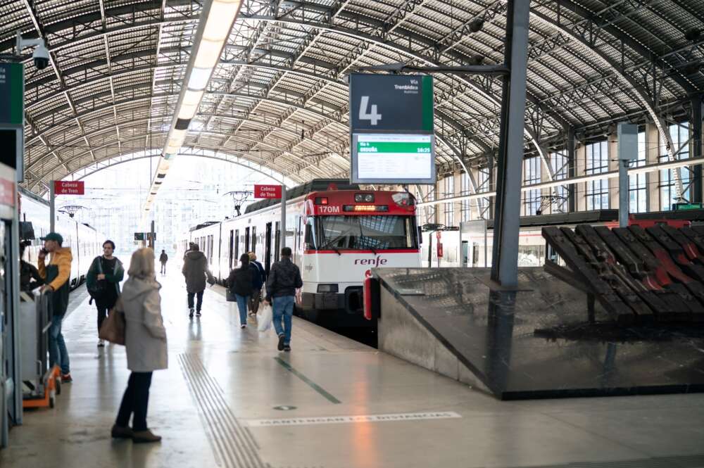 Una estación de Renfe.