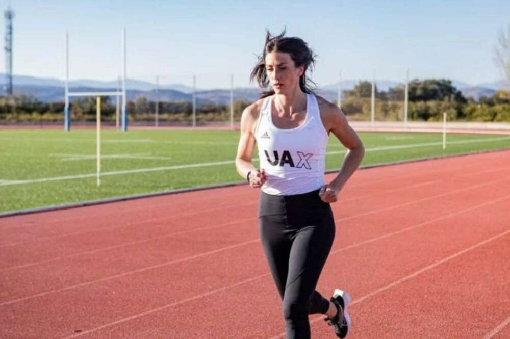 Una atleta entrenando |Foto de UAX Rafa Nadal School of Sport