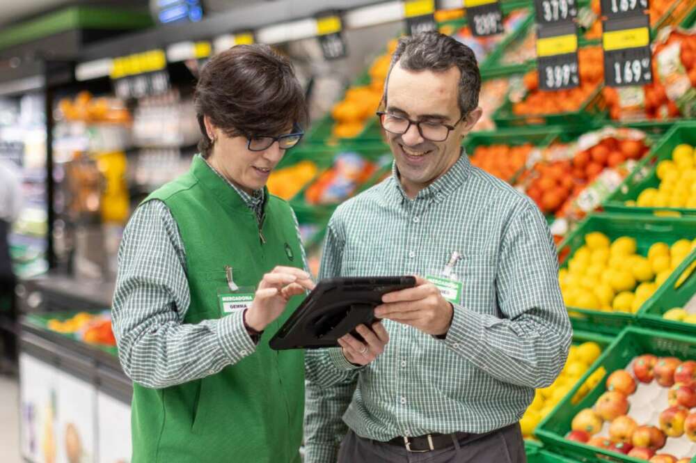 Trabajadores de Mercadona.