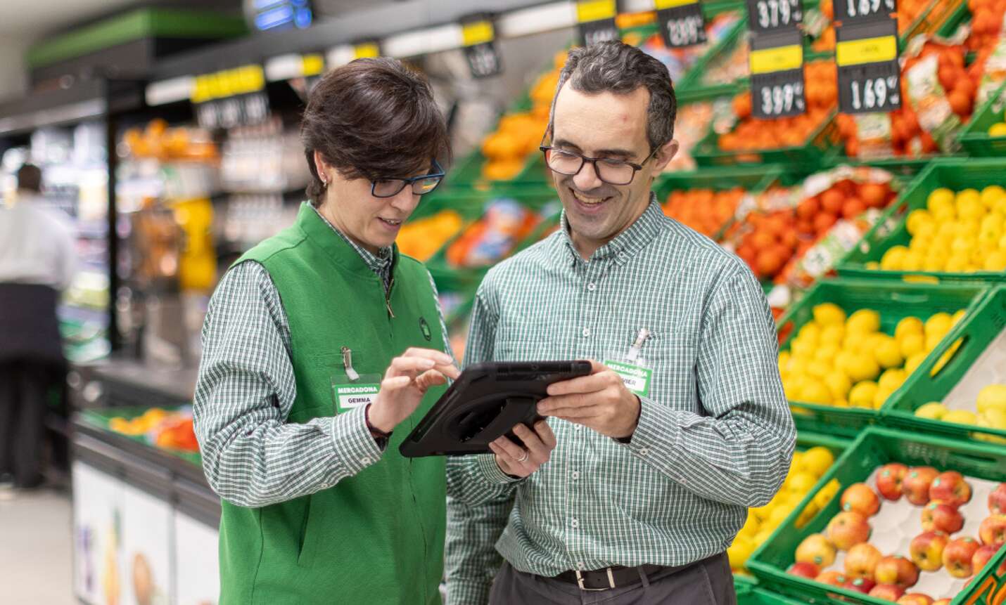 Trabajadores de Mercadona.