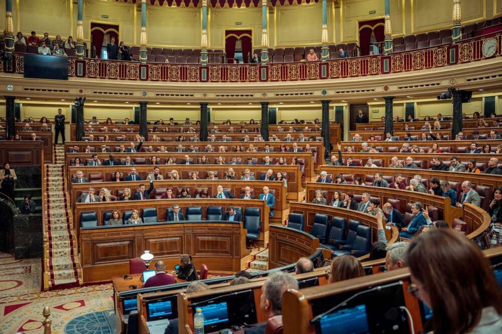 Vista general de una sesión plenaria extraordinaria, en el Congreso de los Diputados. Foto: Gabriel Luengas / Europa Press